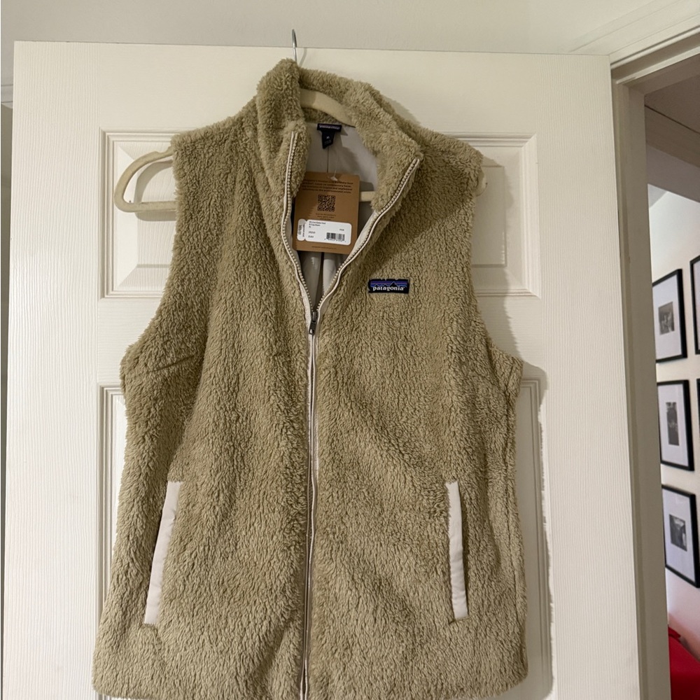 Patagonia Beige Sherpa Vest